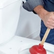 MJ Walker Plumbing - Unbock Toilet with Plunger
