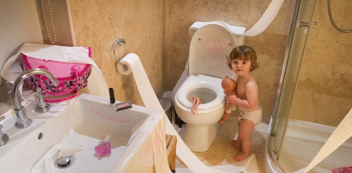 MJ Walker Plumbing - Toilet Training - Blocked Toilet