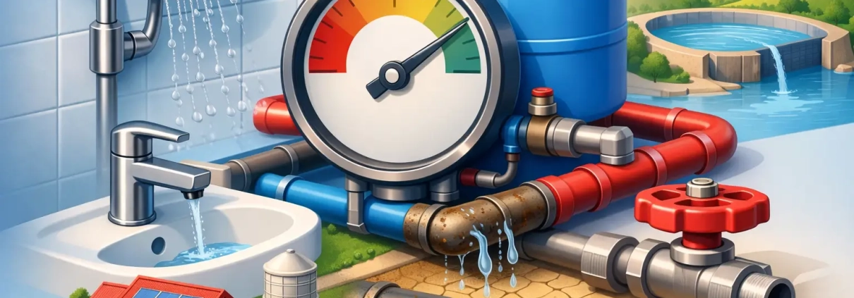 Water Pressure Too Low? What Causes It