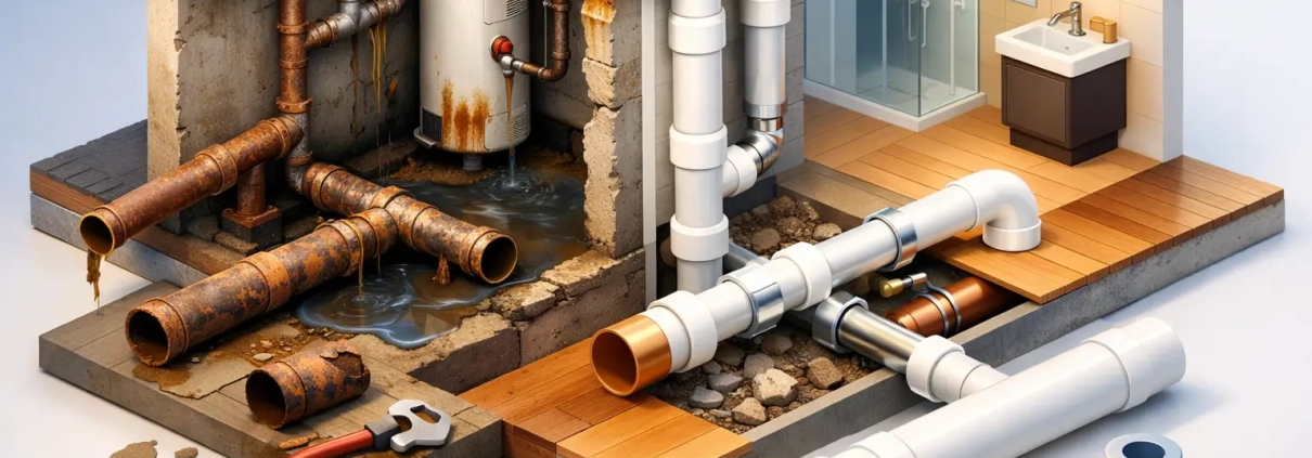 When to Replace Old Pipes at Home