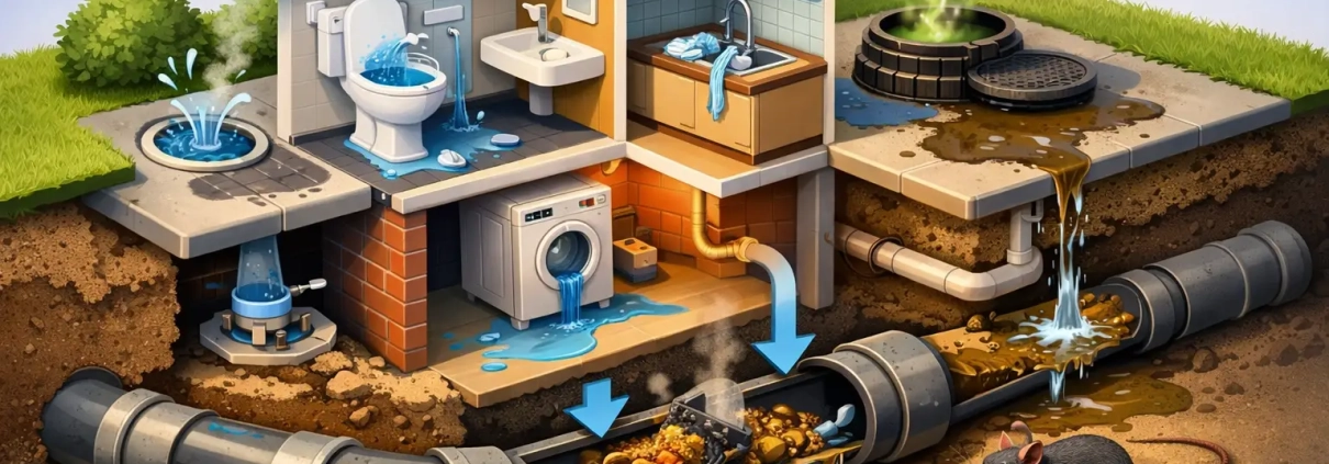 8 Warning Signs of a Sewer Blockage at Home