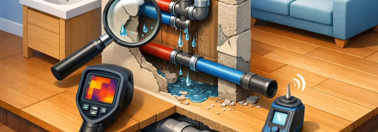 How to Check for Hidden Pipe Leaks