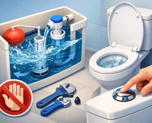 How to Stop Toilet Cistern Running Fast