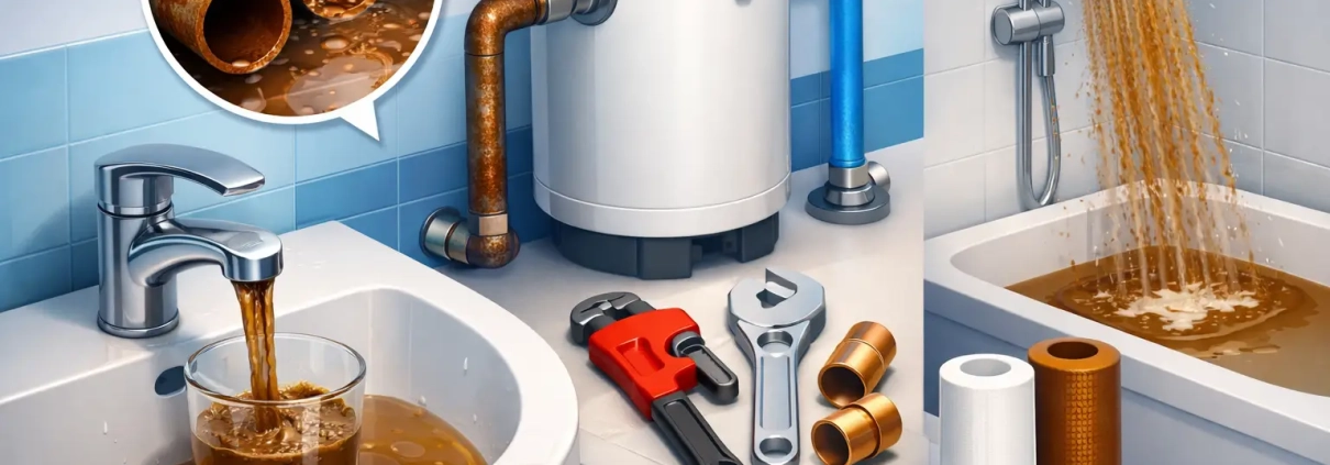Why Is My Hot Water Brown? Causes and Fixes