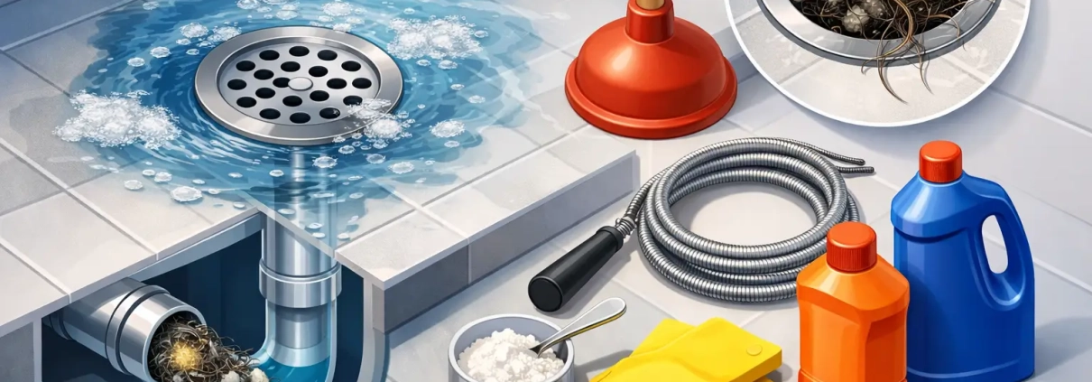 Why Is My Shower Draining Slowly? Causes and Fixes