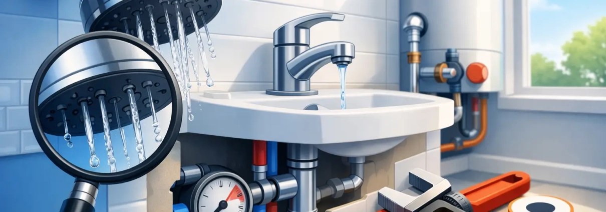 Can Low Water Pressure Be Fixed at Home?