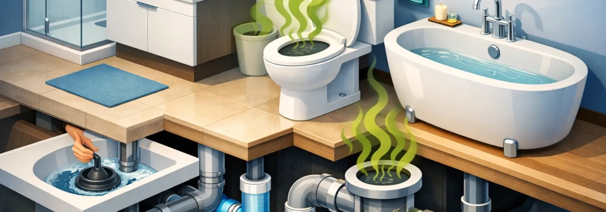 How to Prevent Bathroom Drain Smells at Home